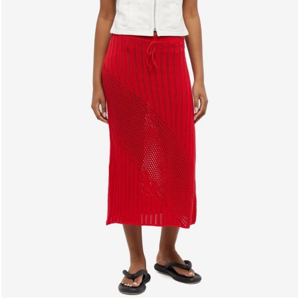 SOLD Gimaguas Red Bartola Skirt